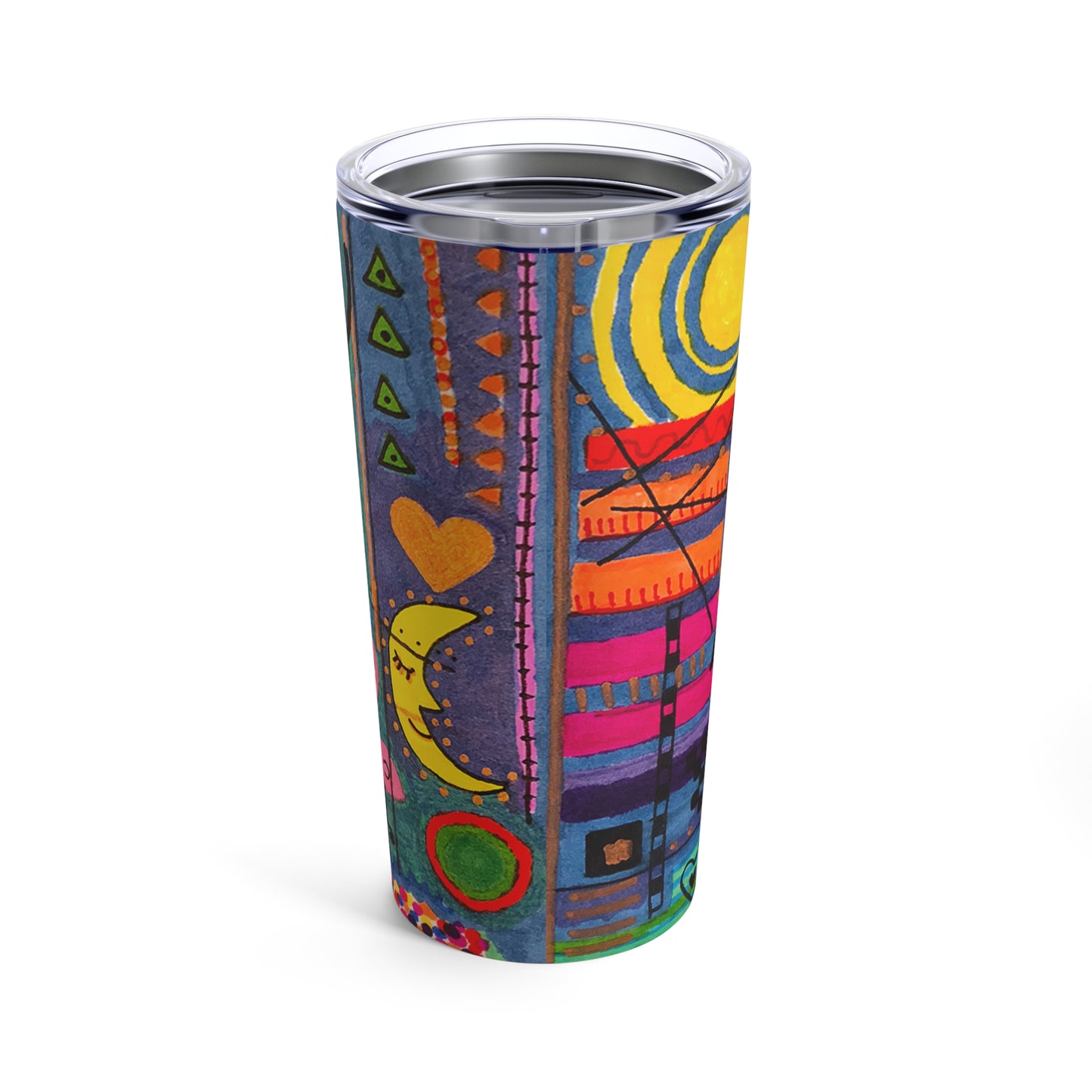 Abstract Drawing l on A Perfectly Sized Tumbler 20oz