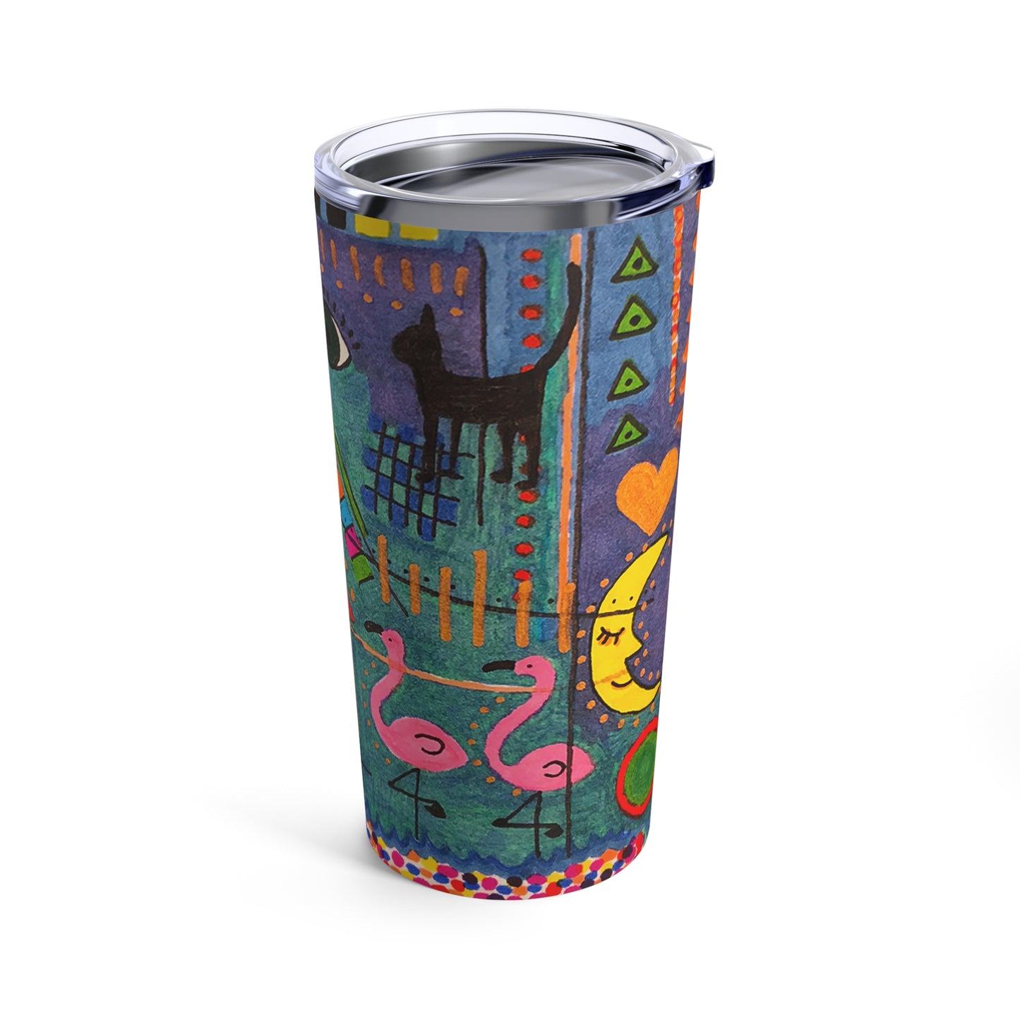 Abstract Drawing l on A Perfectly Sized Tumbler 20oz